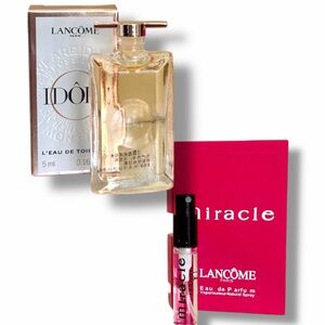 Lancôme Idôle perfume EDT Mini Dabber & Lancôme Miracle Deluxe Spray Set
